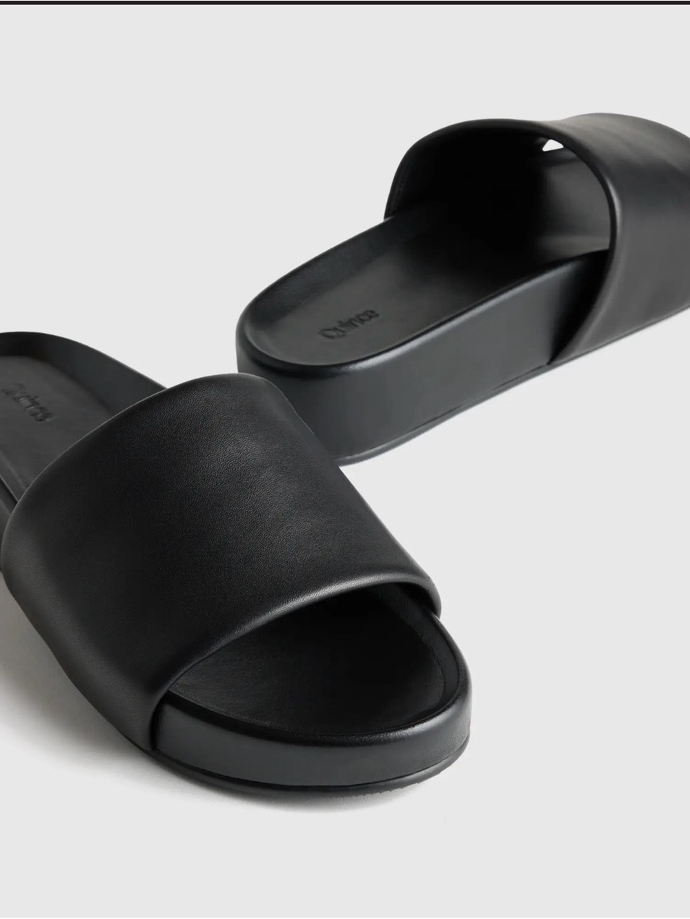 NWT Quince - Women’s Italian Leather Platform Slide Sandal